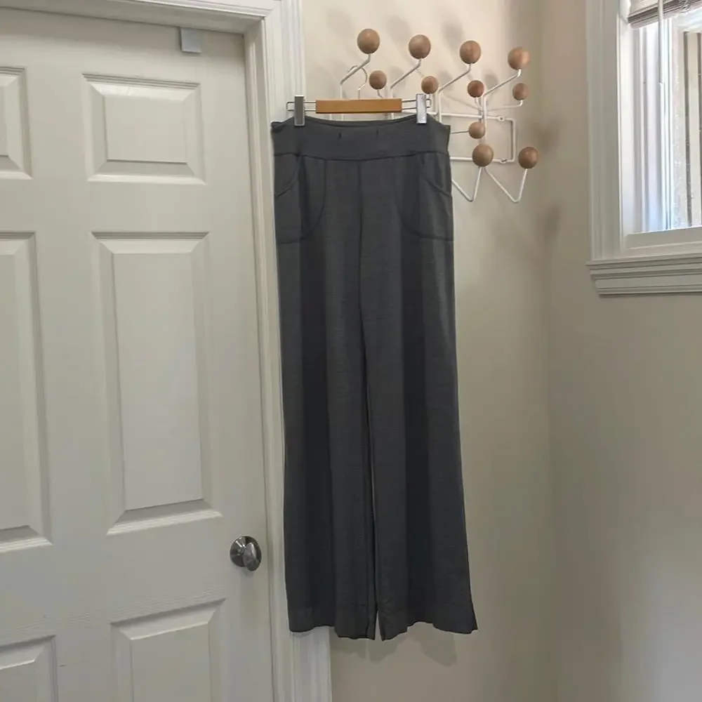 Lululemon -  Y2K Still Pant Gym Leggings - Heathered Deep Coal - Grey -  Size 4 - Picture 2 of 12